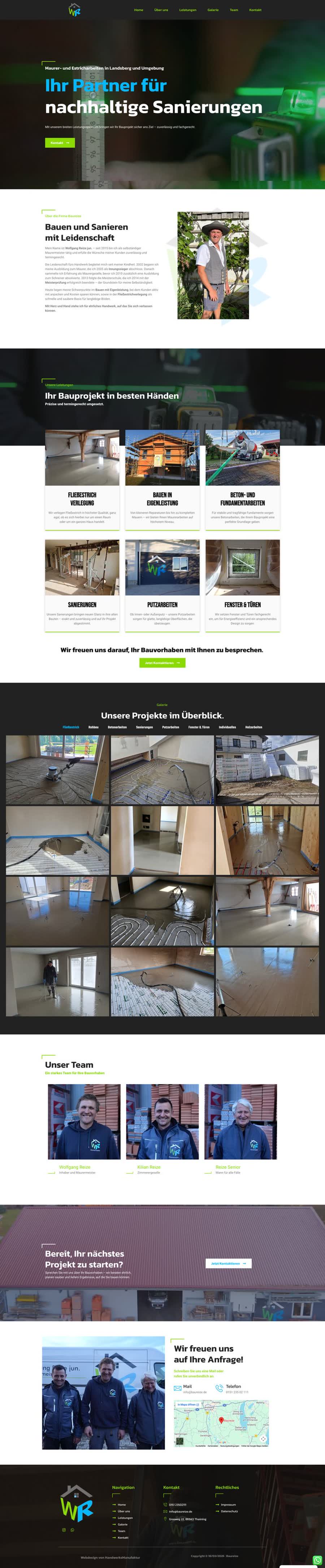 Baureize Website