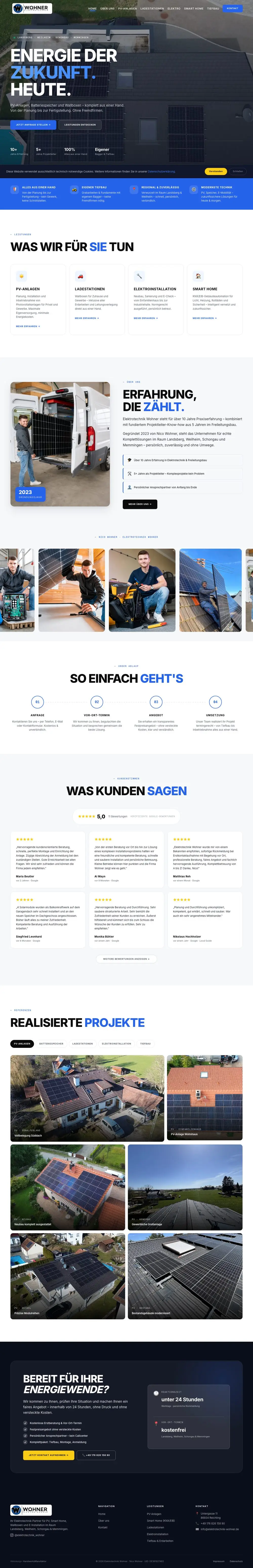 Wohner Elektrotechnik — die ganze Seite
